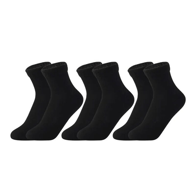 Chaussettes d'hiver douces en velours
