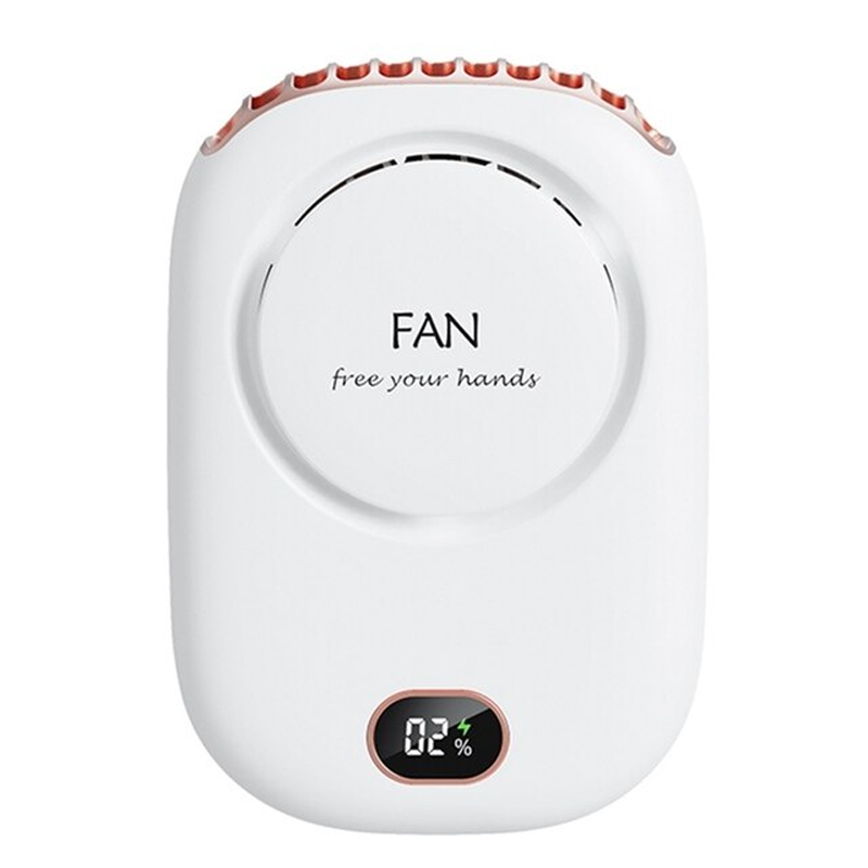 Mini-ventilateur de cou portable à suspendre, 2000 mAh
