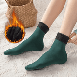 Chaussettes d'hiver douces en velours