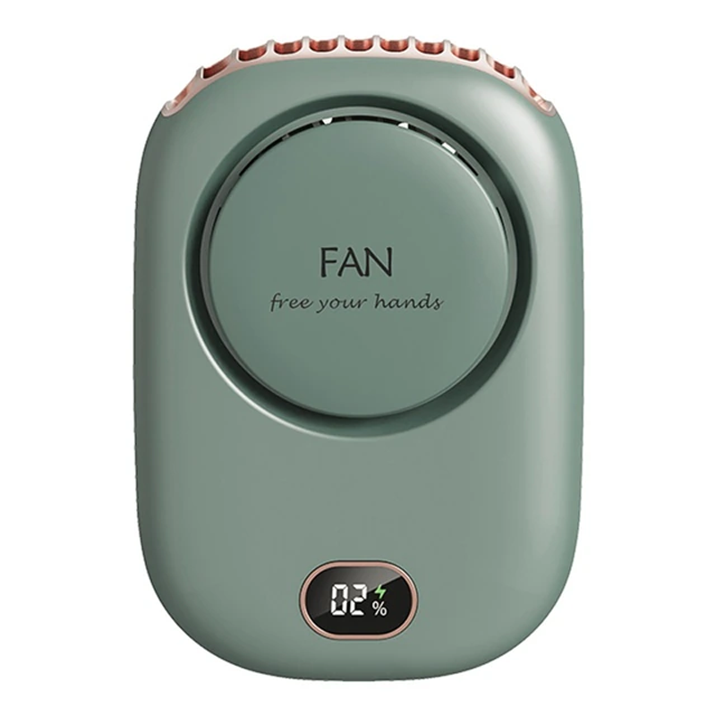 Mini-ventilateur de cou portable à suspendre, 2000 mAh