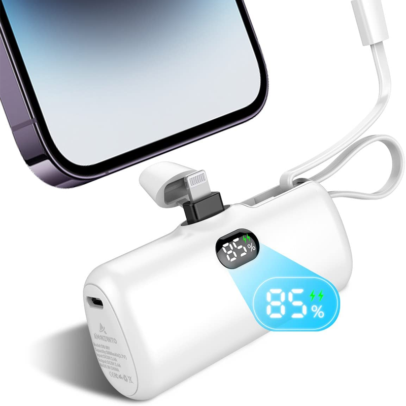 Mini batterie externe portable 5000 mAh