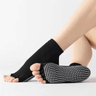 MovaSoft – Chaussettes ouvertes à cinq orteils pour le yoga et le Pilates, avec semelle antidérapante<tamp>et confort</tamp>respirant