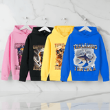 GiggleWear – Hoodie med Italienska Mindrot-karaktärer för Barn & Vuxna