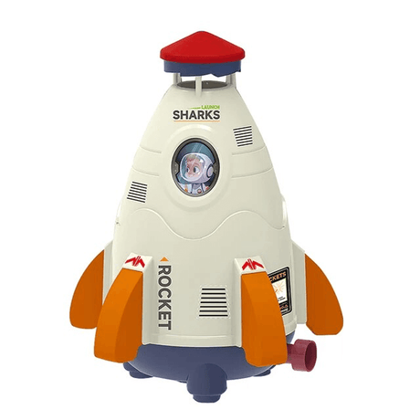 Vattenraket Sprinkler för Barn | Utomhus Lek & Sommarkul med Trycksatt Vattensprutande Raket