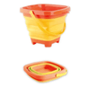 Seau de plage pliable pour enfants, 2 L
