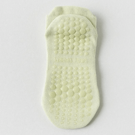 EaseMotion – Andningsbara Halkfria Yogastrumpor med Mjukt Grepp & Ventilerande Komfort