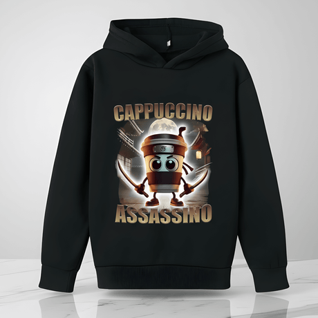 GiggleWear – Hoodie med Italienska Mindrot-karaktärer för Barn & Vuxna