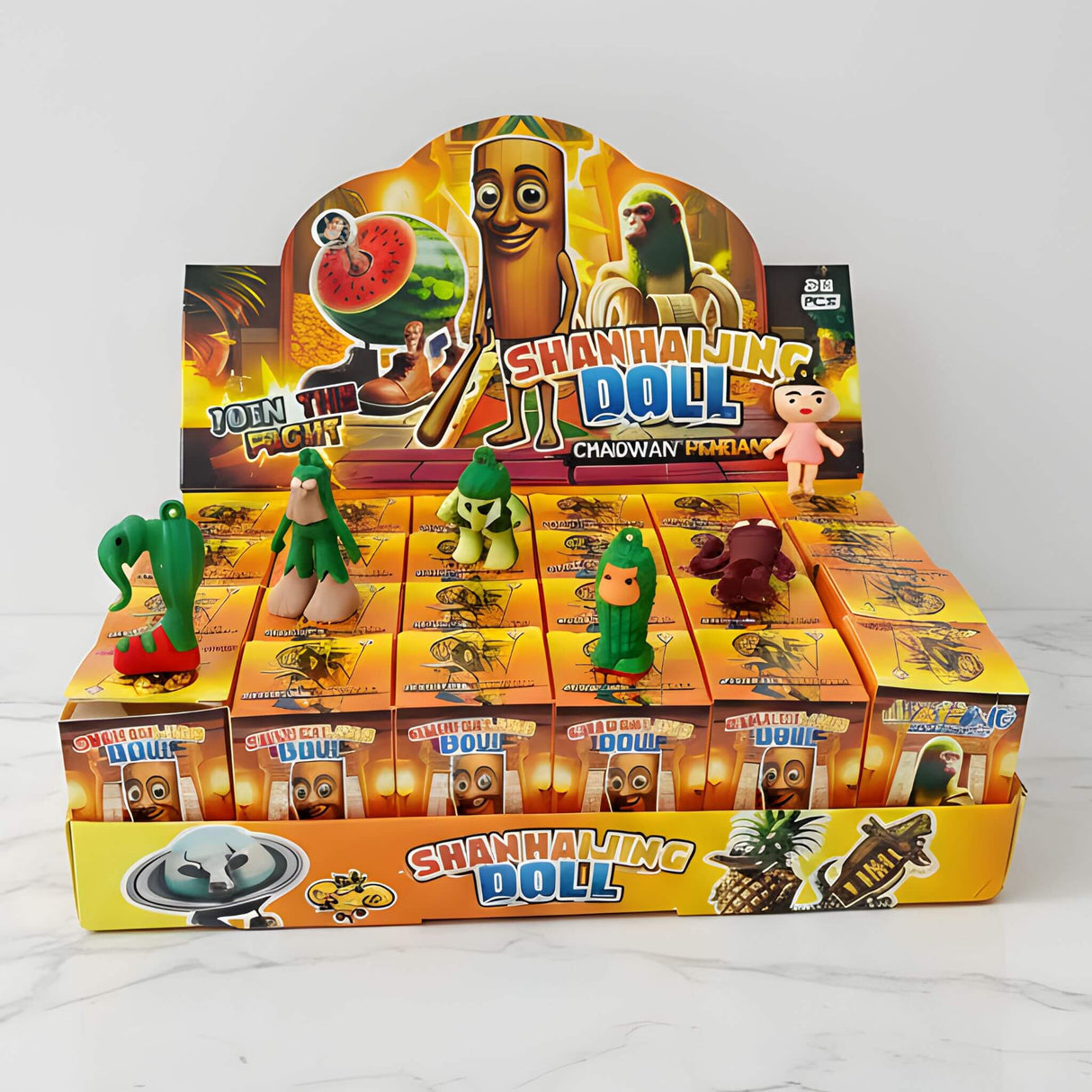 RotBox – 24 st Italienska Mindrot-karaktärer Nyckelringar & Samlarfigurer i Mystery Box