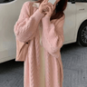 Cardigan ample en maille