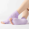 MovaSoft – Chaussettes ouvertes à cinq orteils pour le yoga et le Pilates, avec semelle antidérapante<tamp>et confort</tamp>respirant