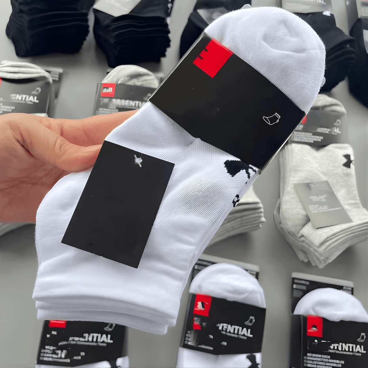 FlexWeave – 6-Pack Unisex Sportstrumpor i Bomull för Alla Säsonger