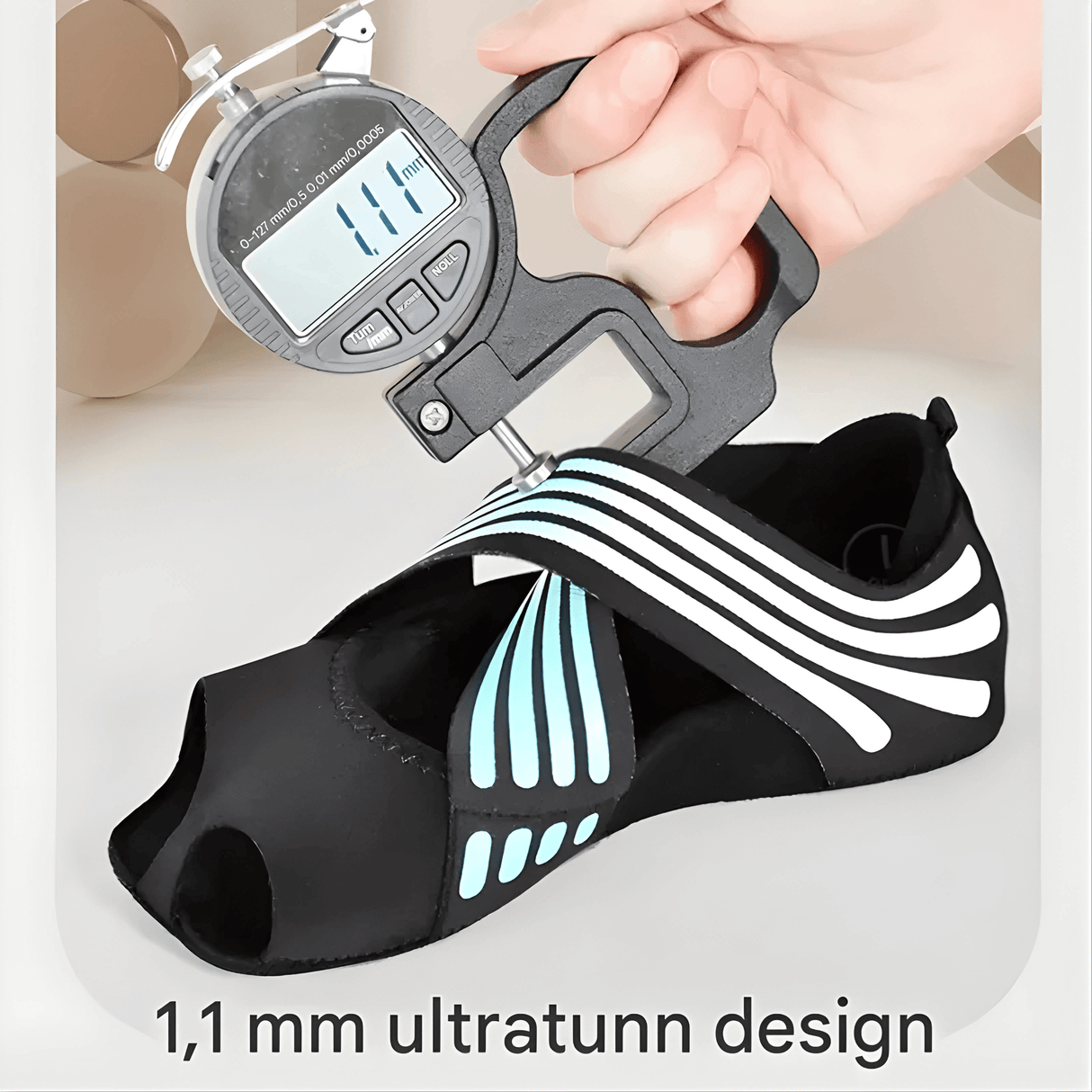 FlexStep – Halkfria Yogasockor med Andningsbar Lycra & Extra Stabilitet för Pilates, Dans och Fitness