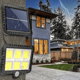 EcoMotion - Solcelledrevet LED-bevægelsessensorlampe til udendørs brug