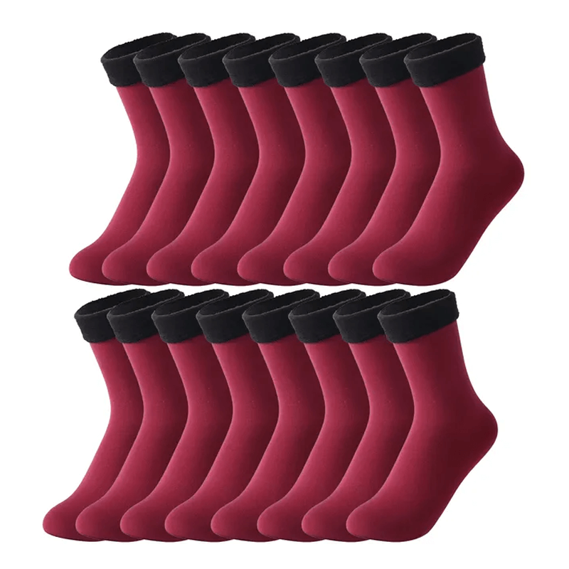 Chaussettes d'hiver douces en velours