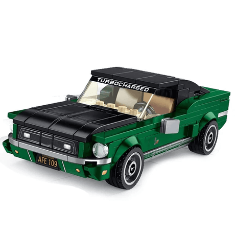 Sportbil Byggklossar för Barn – Realistiska Racingbilar DIY Set