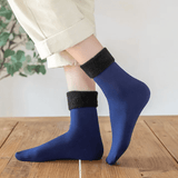 Chaussettes d'hiver douces en velours