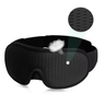 Masque de sommeil 3D portable - Bloque la lumière, protège-yeux rembourré et doux pour un confort optimal
