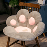 Coussin d'assise ergonomique « Patte de chat » – Peluche douce et facile à nettoyer