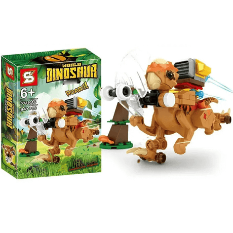 Dinosaurie Byggsats för Barn – Realistiska Dinosaurier | Pedagogisk Leksak i ABS-Plast för Kreativitet & Lärande