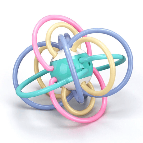 Tandvänlig Babyleksak – Silikon Rassel och Tugga-bit