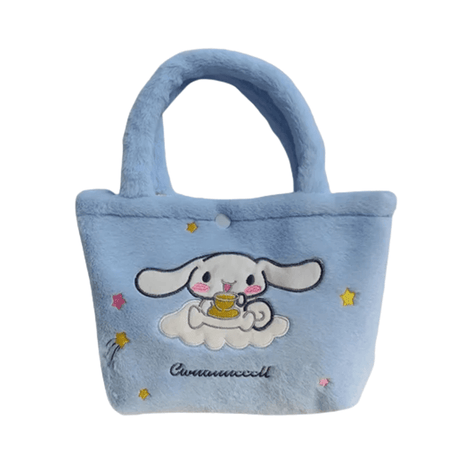 Sanrio Plyschväska – Bedårande Handväska med Cinnamoroll, Melody & Kuromi