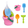 Jouets de plage interactifs pour enfants – Seau avec cinq accessoires, robuste et éducatif
