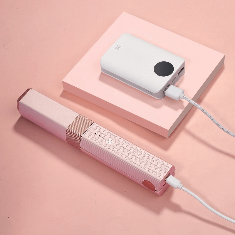 Ladattava Mini Curler & Flattener -kiharrin ja litistäjä