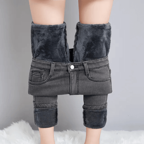Jeans doublés chauds