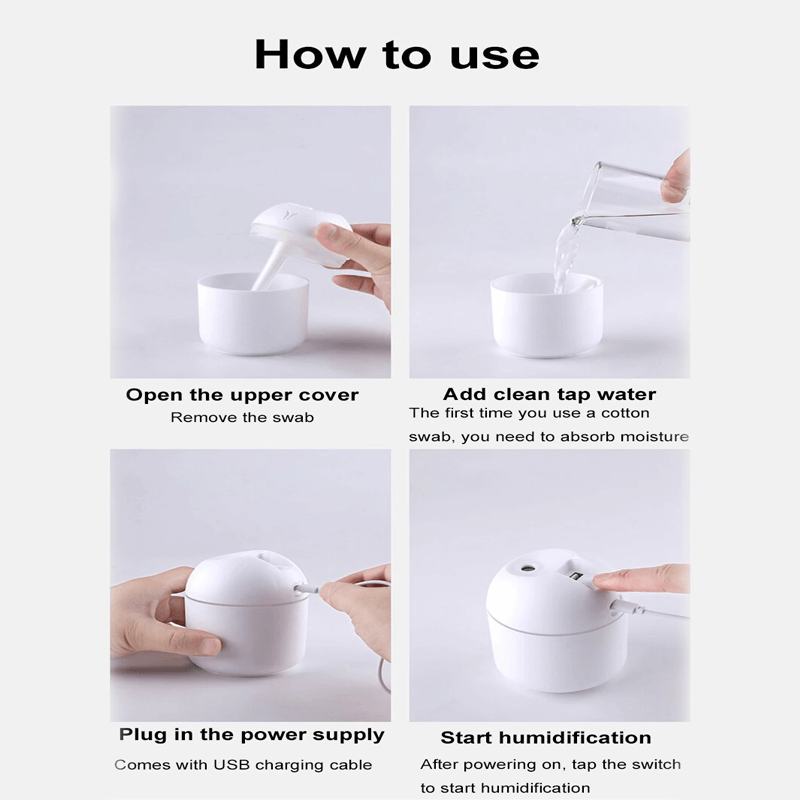 Mini humidifiers & air purifiers