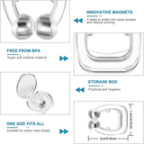 Pince-nez magnétique en silicone anti-ronflement