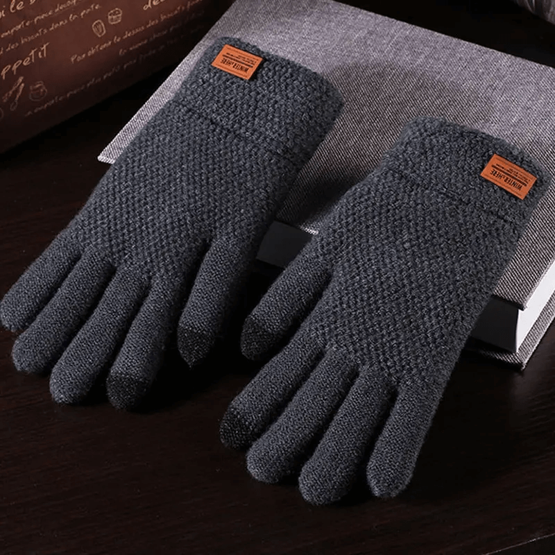 Knitted Wool Gloves