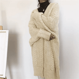Cardigan ample en maille