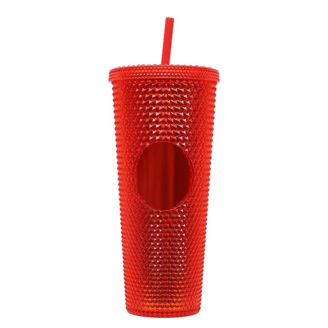 Återanvändbar Mugg med Sugrör 710ml