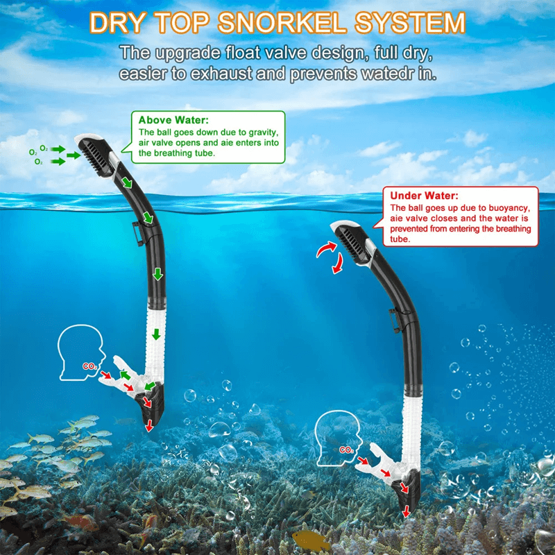 Professionel dykkersnorkel