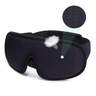 Masque de sommeil 3D portable - Bloque la lumière, protège-yeux rembourré et doux pour un confort optimal