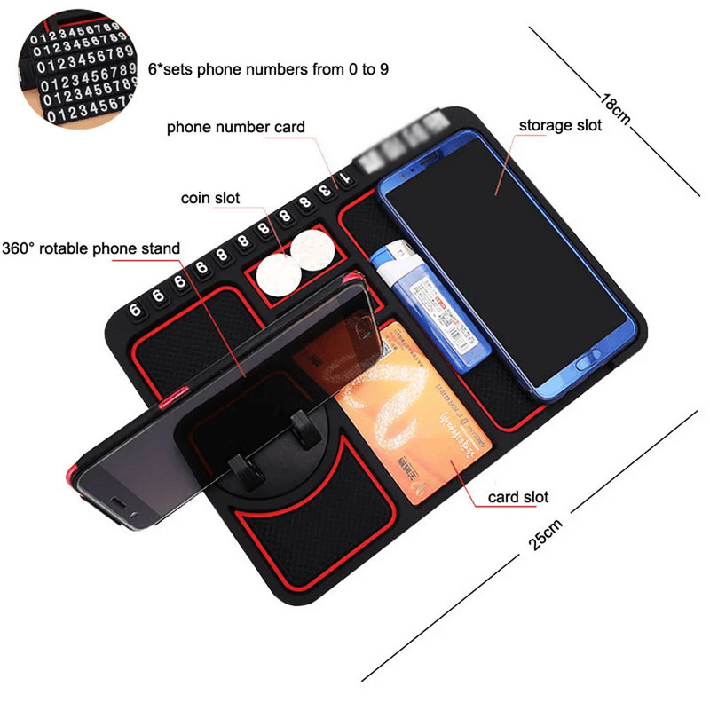 Support de téléphone Dash antidérapant en silicone