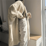 Cardigan ample en maille