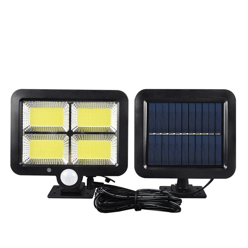 EcoMotion - Solcelledrevet LED-bevægelsessensorlampe til udendørs brug