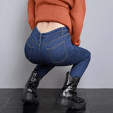 Jeans moulants et chauds