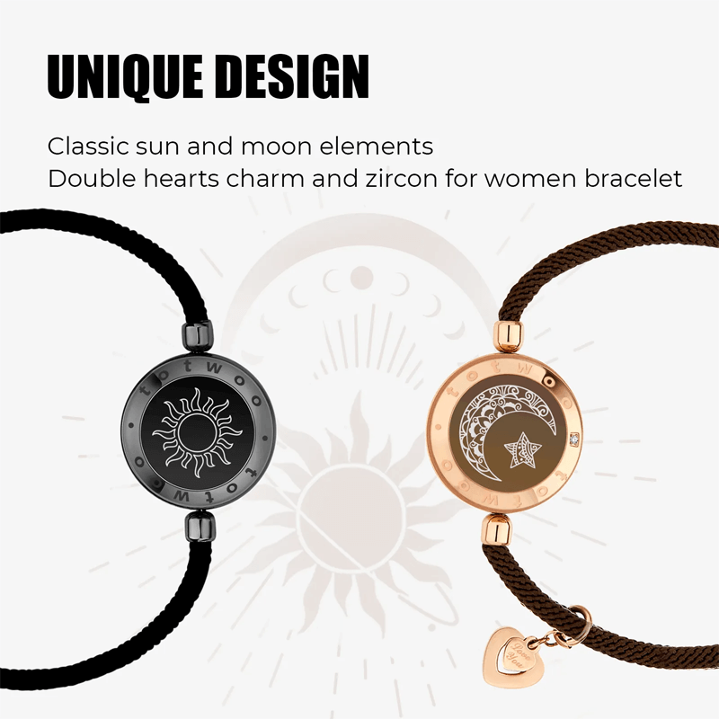 Le bracelet d'amour du Soleil et de la Lune - Vibrant