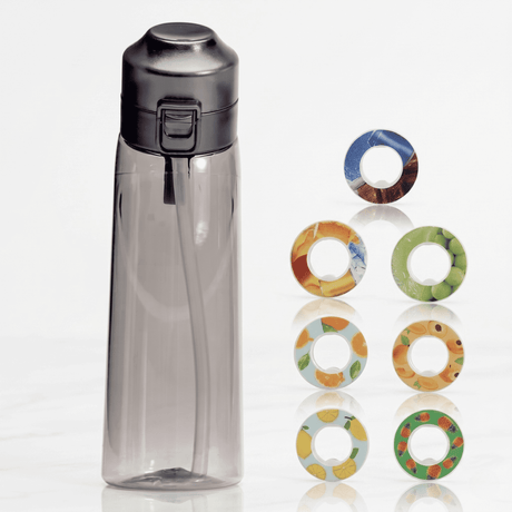 Air Vattenflaska med Doftringar 7 Kapslar 650ml