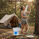 CampFlow - Bärbar Duschenhet med Vattenpump
