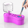ClearRinse – Nettoyeur automatique de pinceaux avec circulation d'eau et bouton de vidange – Outil de nettoyage portable