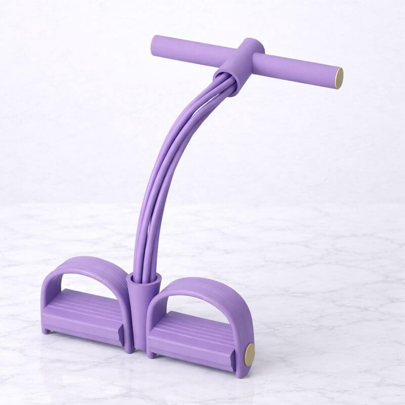 FlexPulse – Pedalbasert treningsutstyr med motstandsbånd for tøying, mage, ben, armer og helkroppstrening