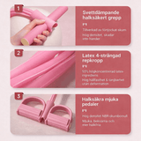 FlexPulse – Appareil d'entraînement à pédales avec bandes de résistance pour les étirements, les abdominaux, les jambes, les bras<tamp>et l'entraînement complet du corps</tamp>