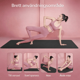 FlexiMat – Sammenleggbar, sklisikker yogamatte i EVA med 4 mm demping for yoga, pilates og trening