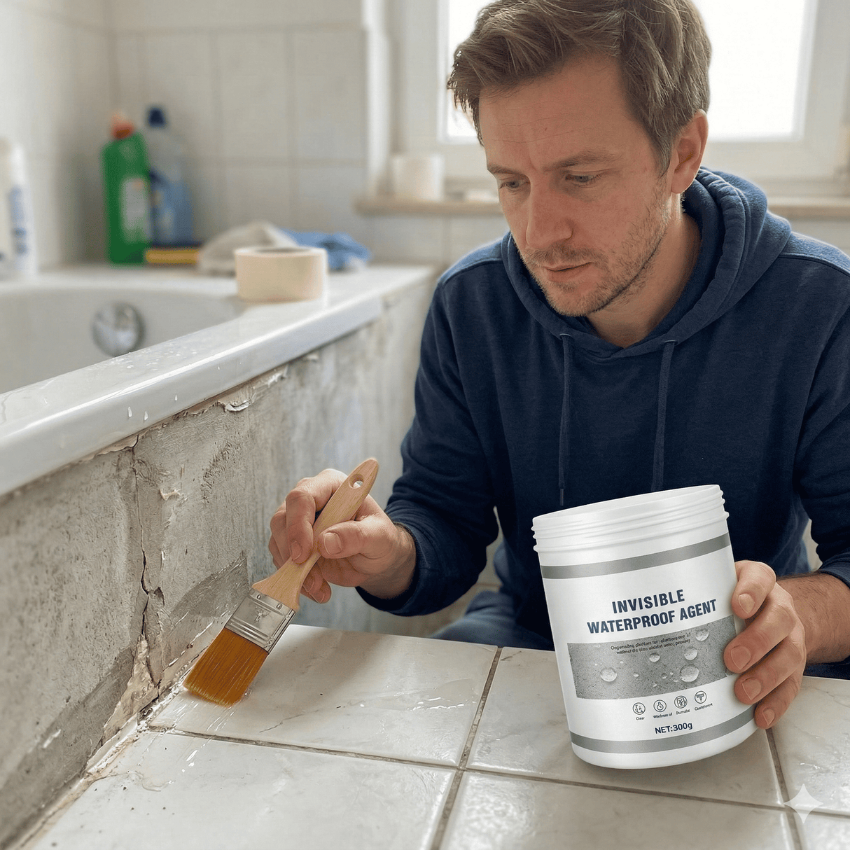 HydraCoat – Peinture d'apprêt imperméable | Traitement de surface transparent pour la réparation des fuites