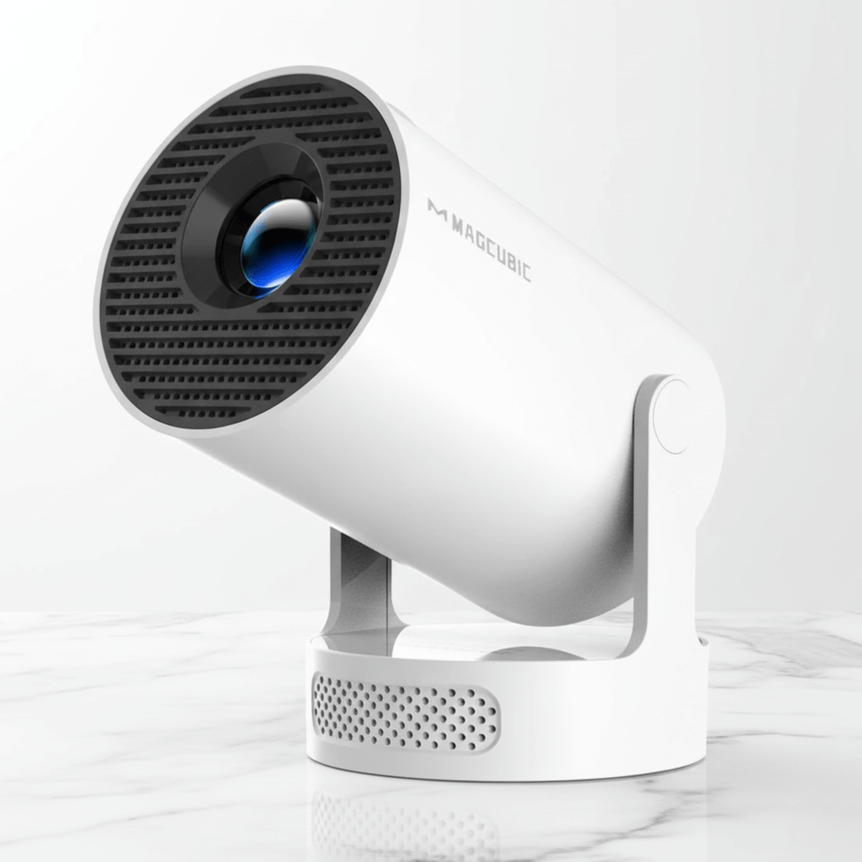 LumiCast View – Magcubic HY300 Pro+ miniprojektor med Android 11, WiFi 6 og 720P LED-bilde for hjemmekino og underholdning