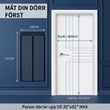 Magnetisk Myggnät för Dörr med Automatisk Stängning | Insektsnät med Magnetlås – Myggskydd för Altan, Balkong & Entré (Flera Storlekar)