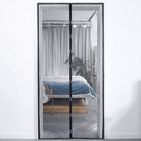 Moustiquaire magnétique pour porte à fermeture automatique | Moustiquaire à fermeture magnétique – Protection anti-moustiques pour terrasse,<tamp>balcon et entrée (plusieurs tailles)</tamp>